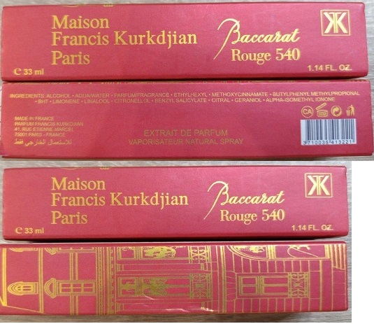 PADĚLEK: parfémový extrakt Maison Francis Kurkdjian Paris, Baccarat Rouge 540, EXTRAIT