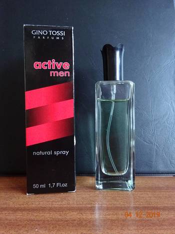 GINO TOSSI PARFUMS, active men natural spray, 50 ml foto
